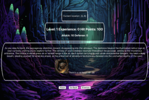 Game screenshot, encountering a rat