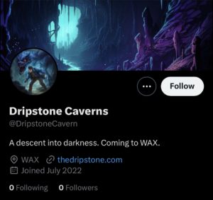 Twitter bio screenshot